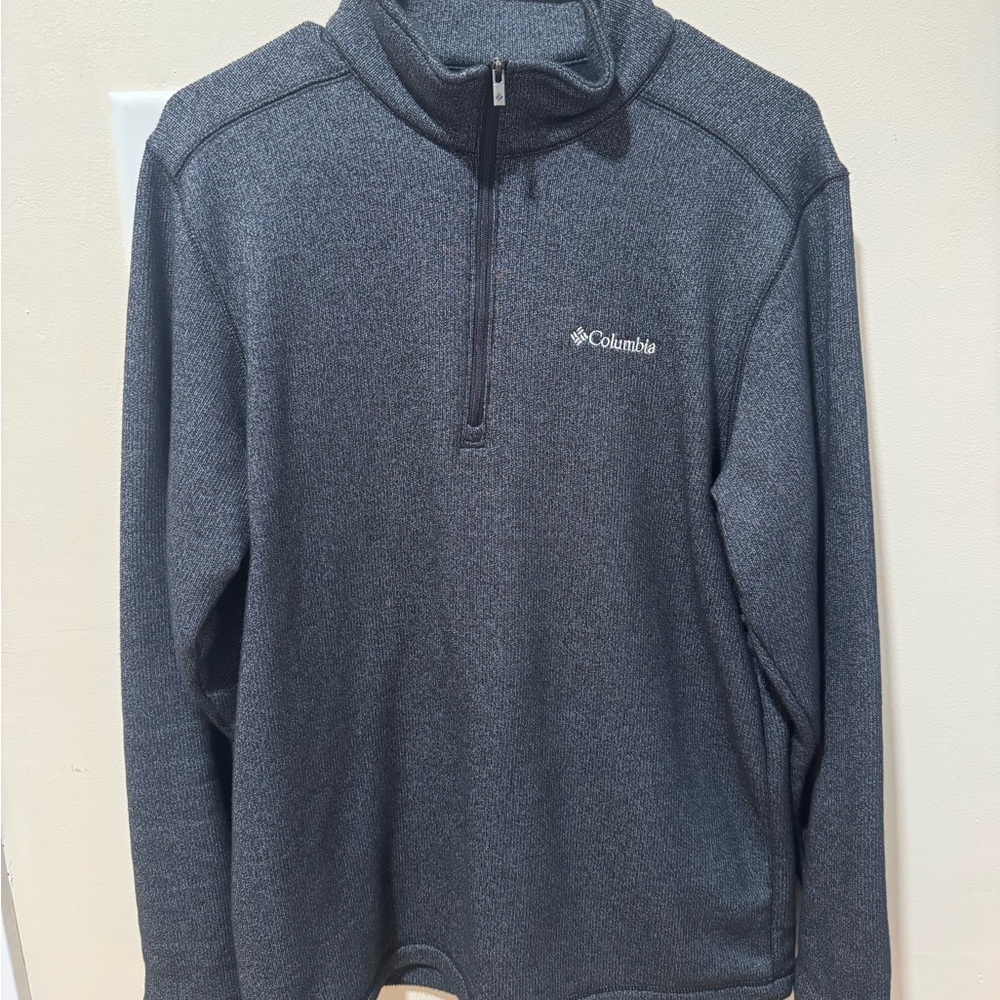 Columbia Gray Quarter-Zip Fleece Pullover